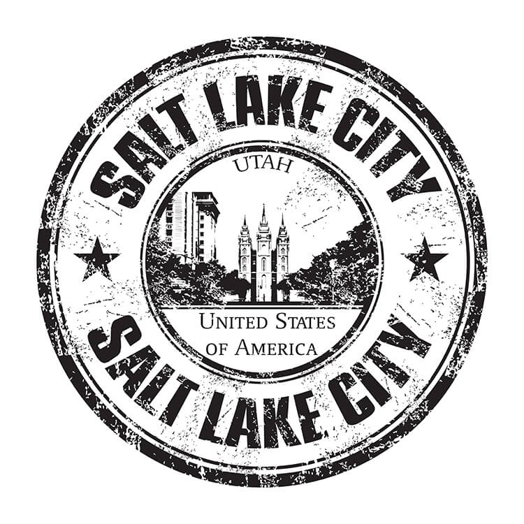 Salt Lake City Stamp Salt Lake City Stamp