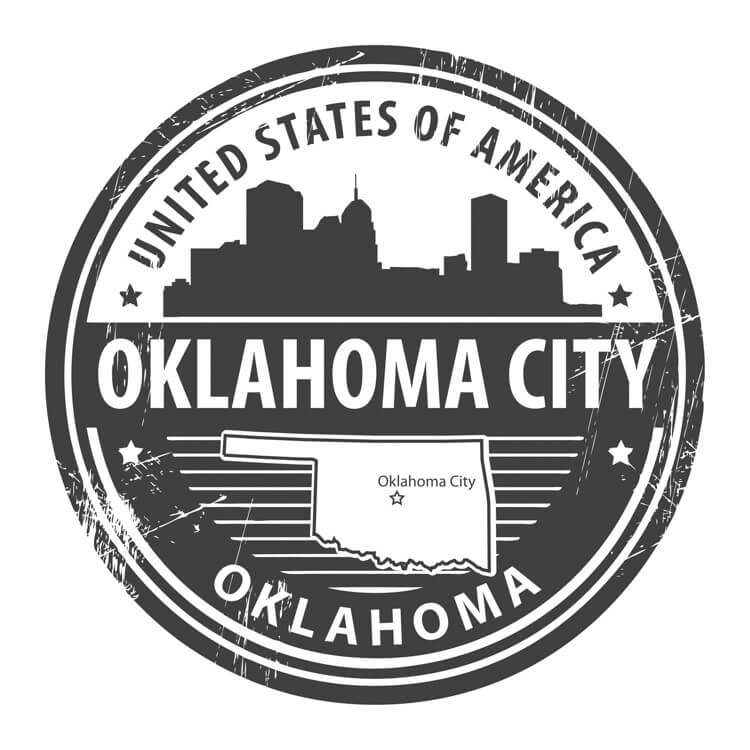 Oklahoma City Stamp Oklahoma City Stamp